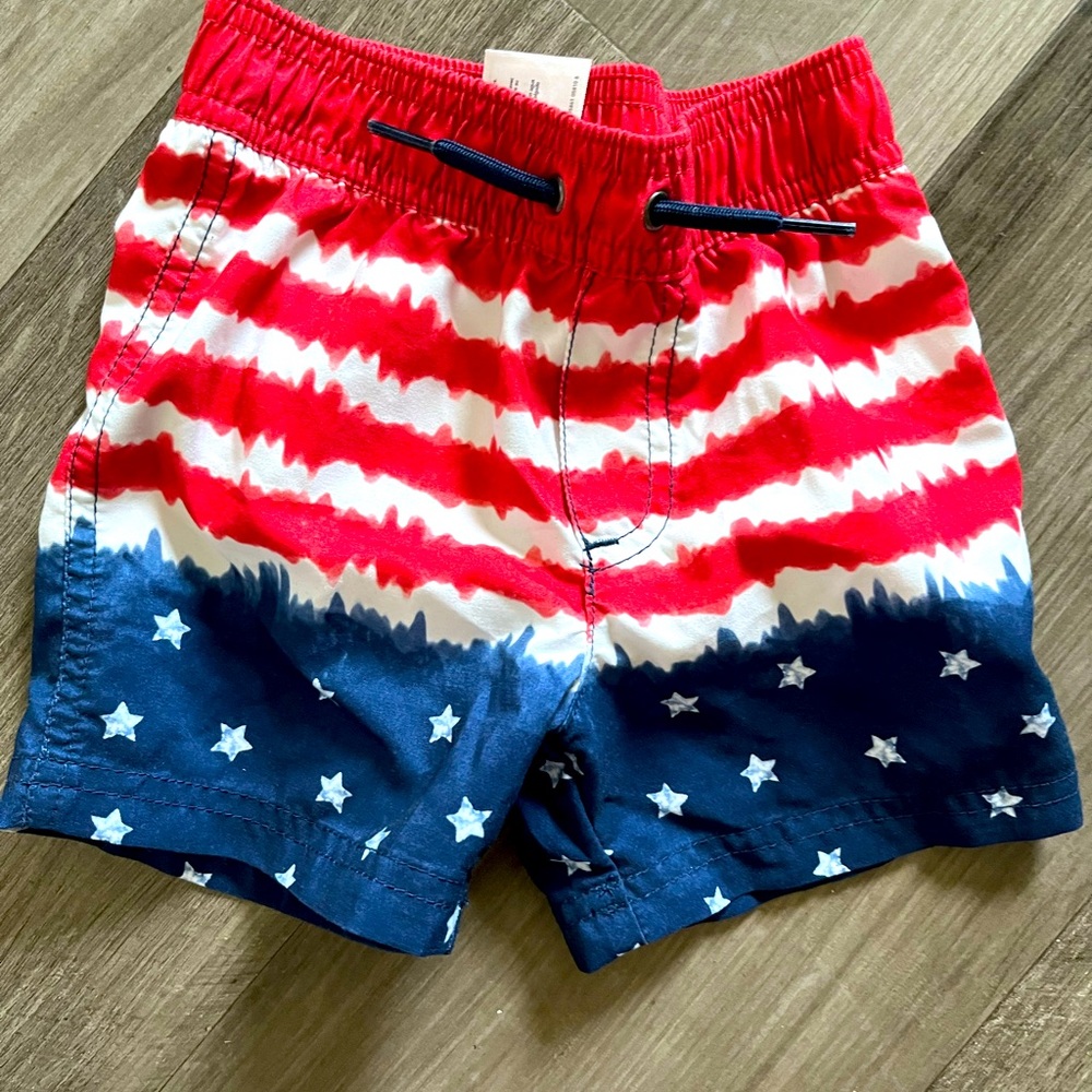 RedWhiteBlue Baby Swimwear Trunks